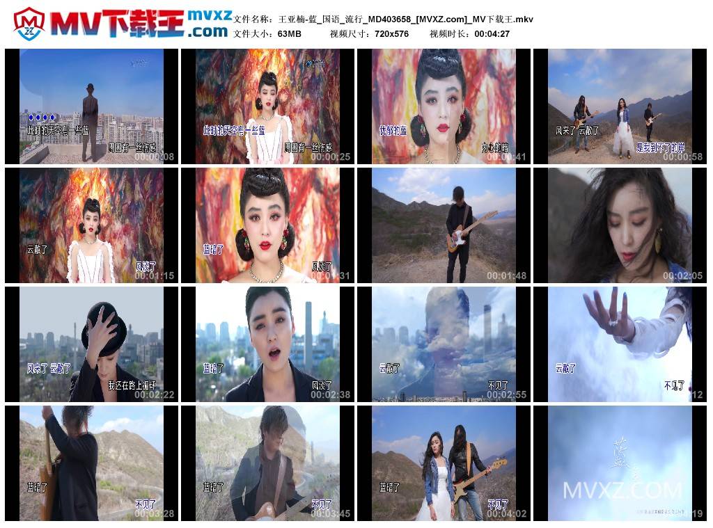 王亚楠-蓝_国语_流行_MD403658